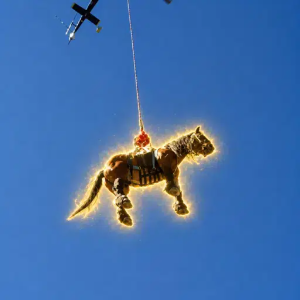 Flying Ketamine Horse logo